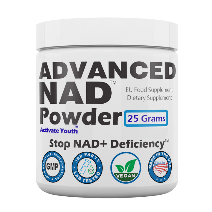 Advanced NAD Powder: 25 Grams - STOP NAD+ Deficiency - NAD Supplement