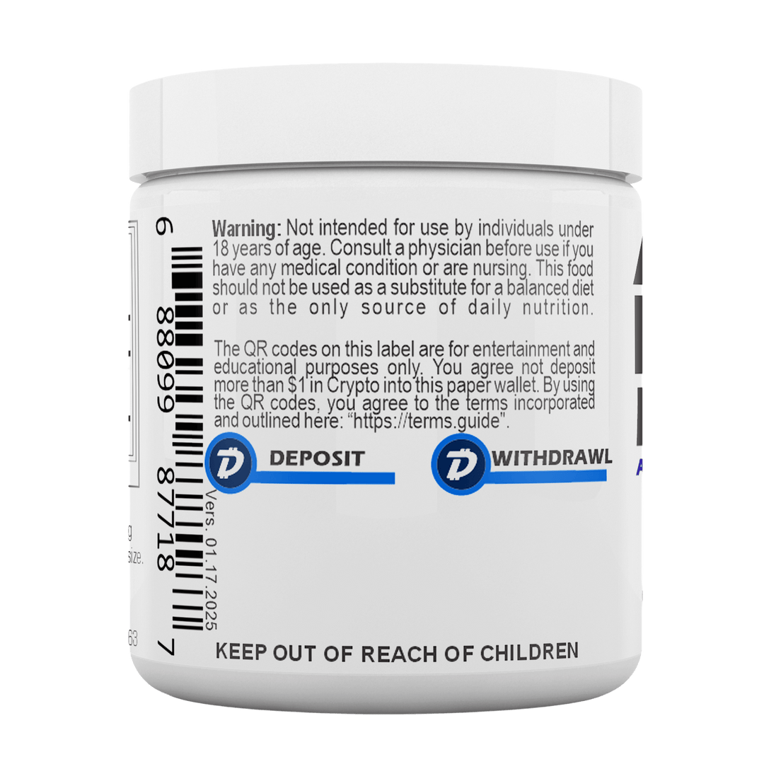 Advanced NAD Powder: 25 Grams - STOP NAD+ Deficiency - NAD Supplement