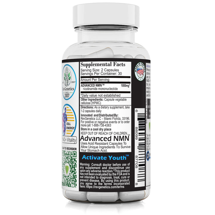 Advanced NMN 1000: Nicotinamide Mononucleotide