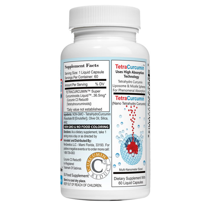 TetraCurcumin: Nano Super TetrahydroCurcumin