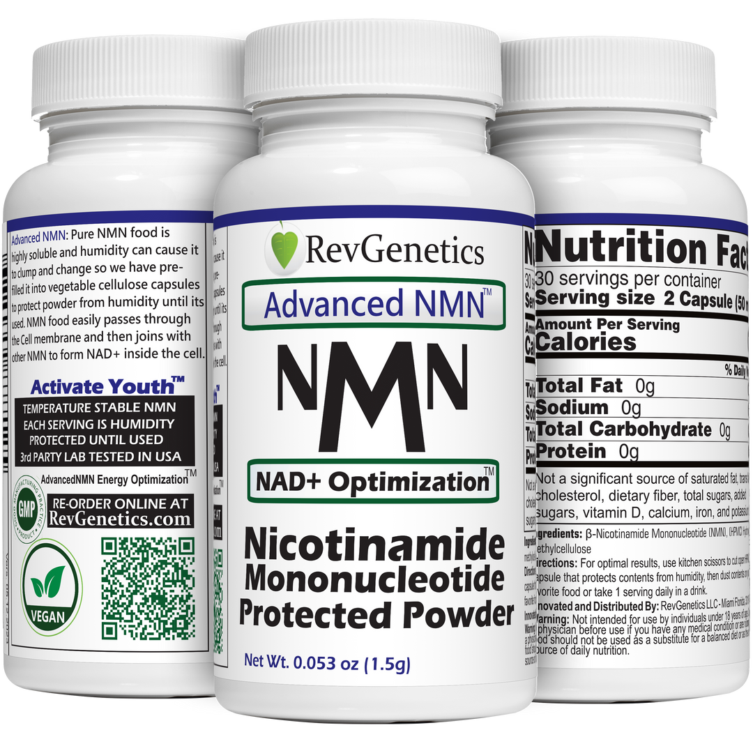 Advanced NMN: 60 Nicotinamide Mononucleotide Food