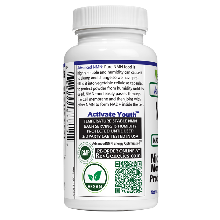 Advanced NMN: 60 Nicotinamide Mononucleotide Food