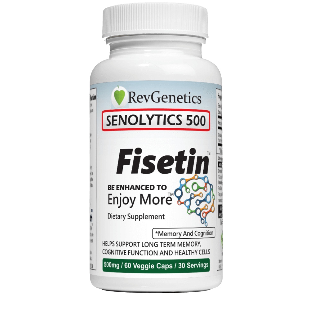 SENOLYTICS 500: Fisetin 500mg Supplement - Mind & Lifespan