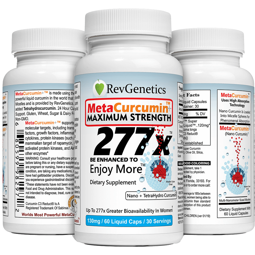 MetaCurcumin 277x Super Curcumin + TetraHydroCurcumin