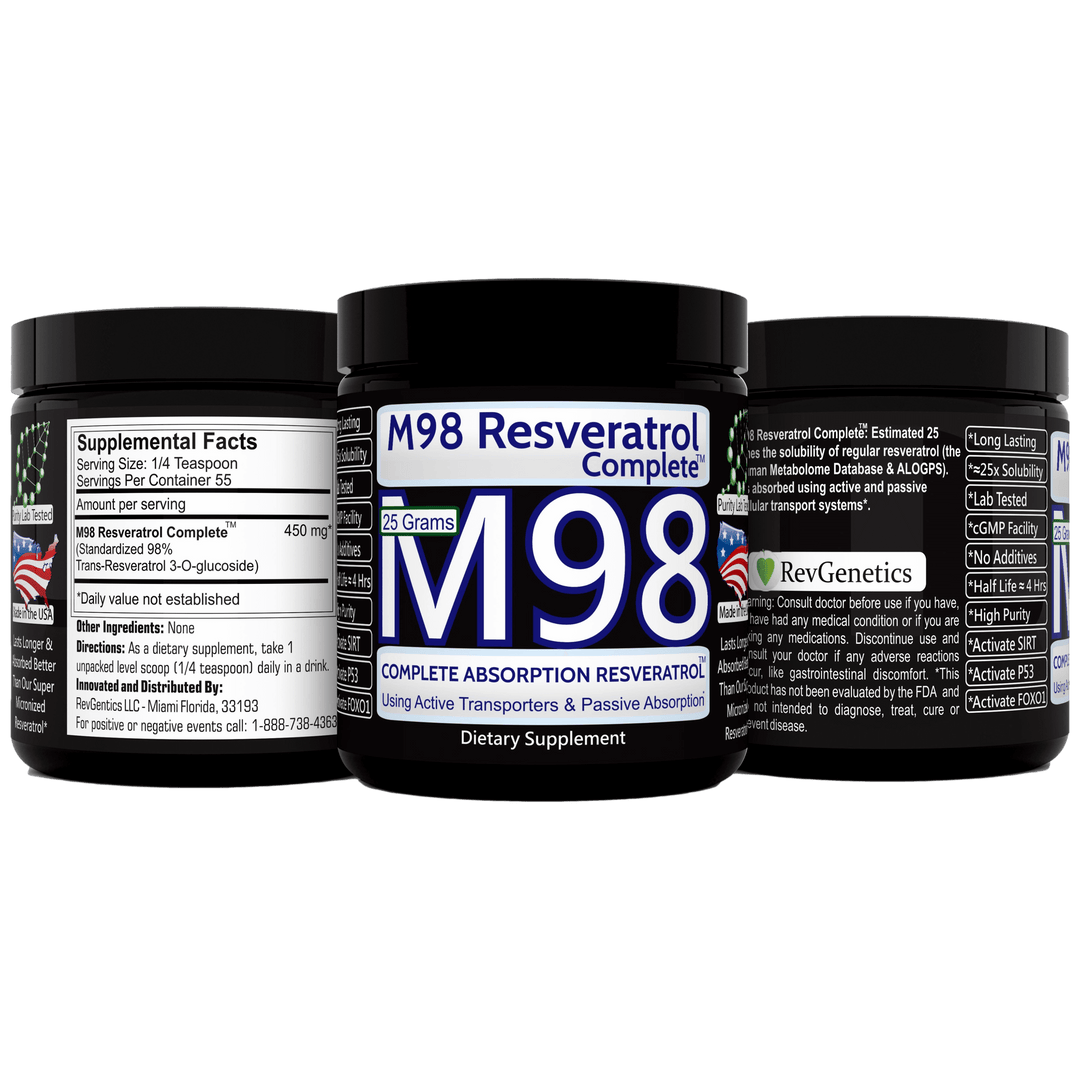 M98 Resveratrol Complete (M98-RC) - Better Than Super Micronized