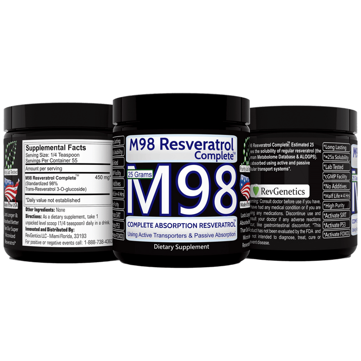 M98 Resveratrol Complete (M98-RC) - Better Than Super Micronized