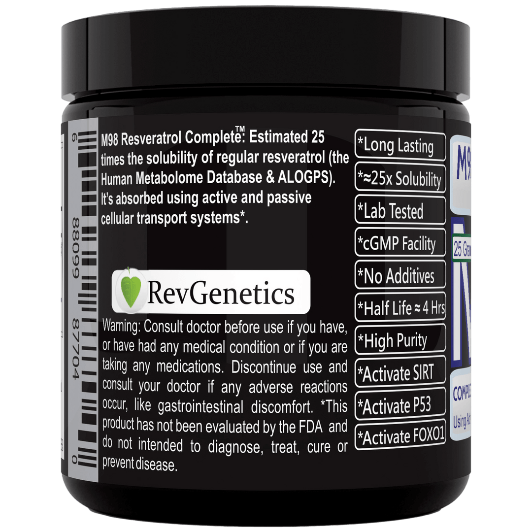 M98 Resveratrol Complete (M98-RC) - Better Than Super Micronized