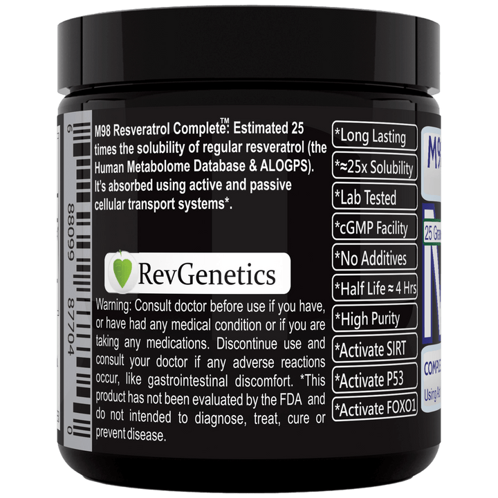 M98 Resveratrol Complete (M98-RC) - Better Than Super Micronized
