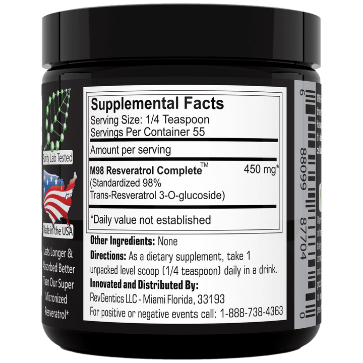 M98 Resveratrol Complete (M98-RC) - Better Than Super Micronized