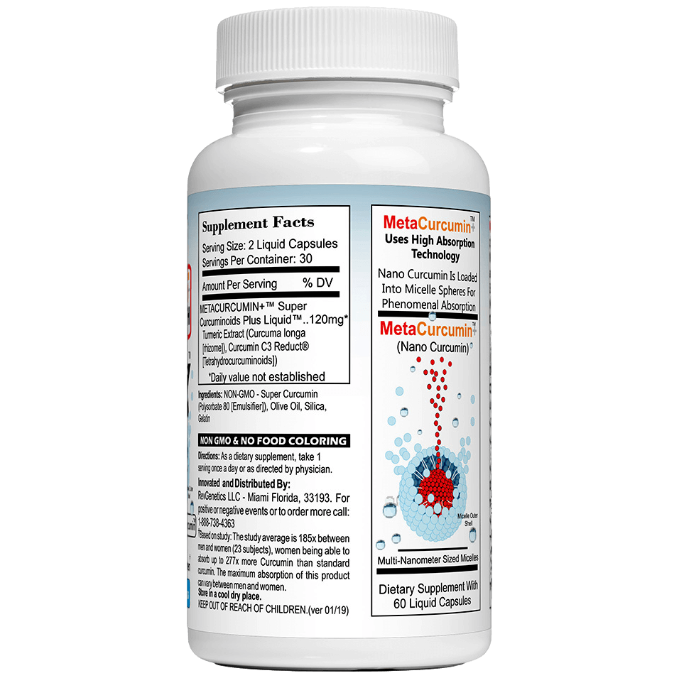 MetaCurcumin 277x Super Curcumin + TetraHydroCurcumin