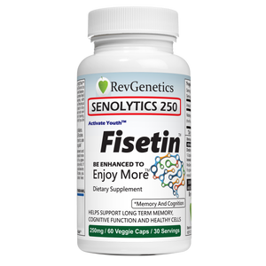 SENOLYTICS 250: Fisetin Supplement 250mg Mind & Lifespan