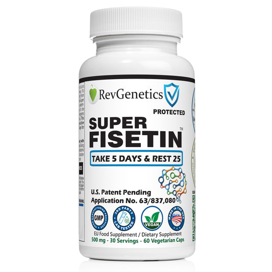 Super Fisetin 500mg - 6 Month Senolytic Supplement