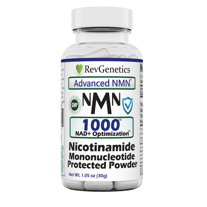 Advanced NMN 1000 mg: Nicotinamide Mononucleotide - 60 500mg Capsules