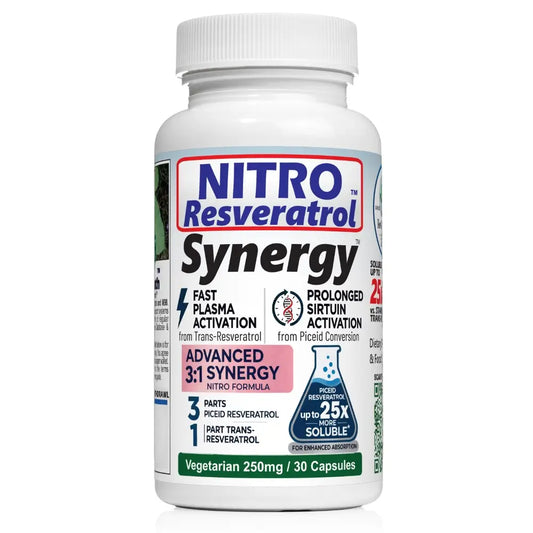 Nitro 250 Synergy Resveratrol With Up To 25x Solubility