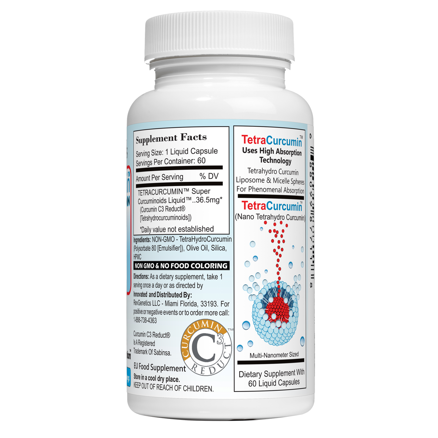 TetraCurcumin: Nano Super TetrahydroCurcumin