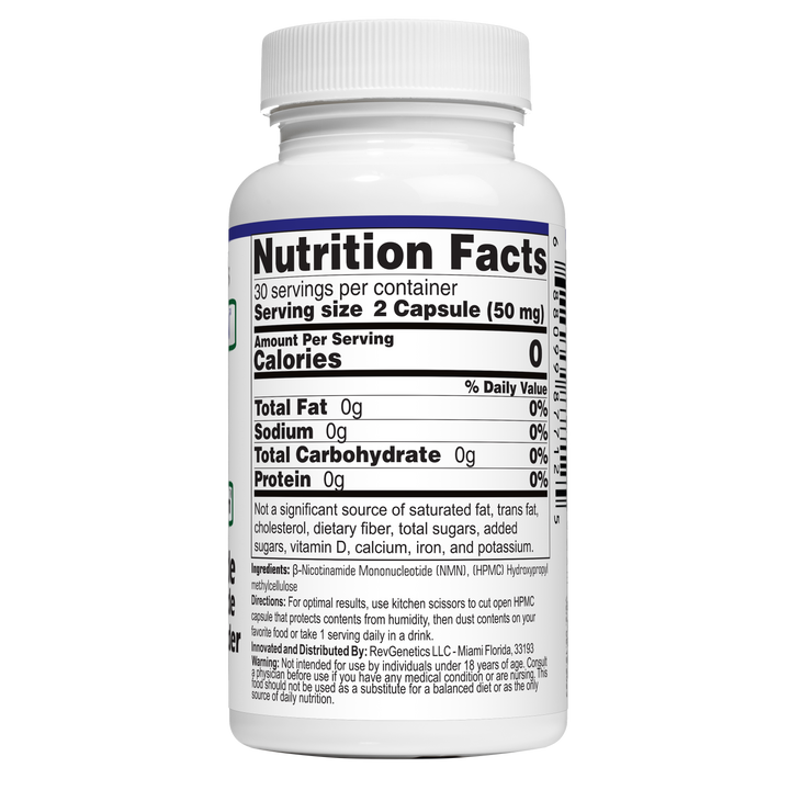 Advanced NMN: 60 Nicotinamide Mononucleotide Food