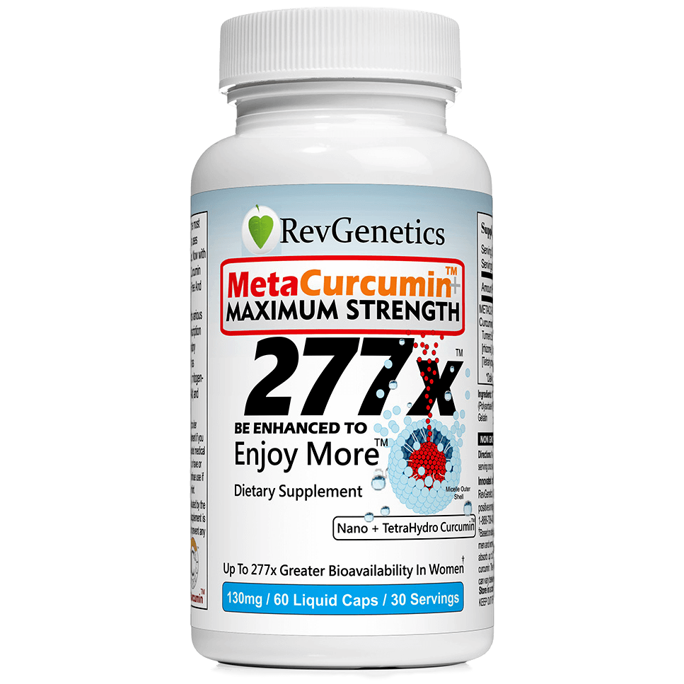 New Formula MetaCurcumin 277x Super Curcumin + TetraHydroCurcumin