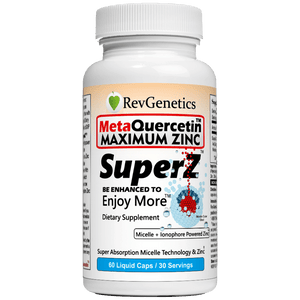MetaQuercetin SuperZ: Micelle + Ionophore Powered Zinc™