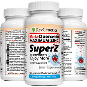 MetaQuercetin SuperZ: Micelle + Ionophore Powered Zinc™