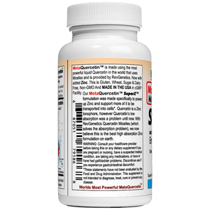 MetaQuercetin SuperZ: Micelle + Ionophore Powered Zinc™