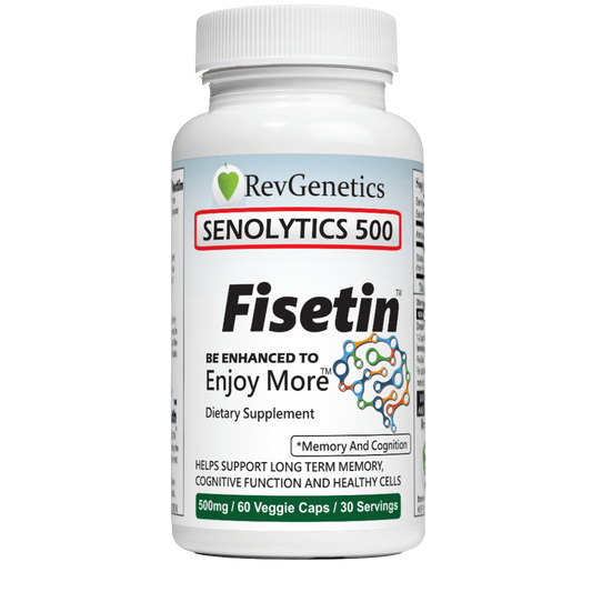 SENOLYTICS 500: Fisetin 500mg Supplement - Mind & Lifespan