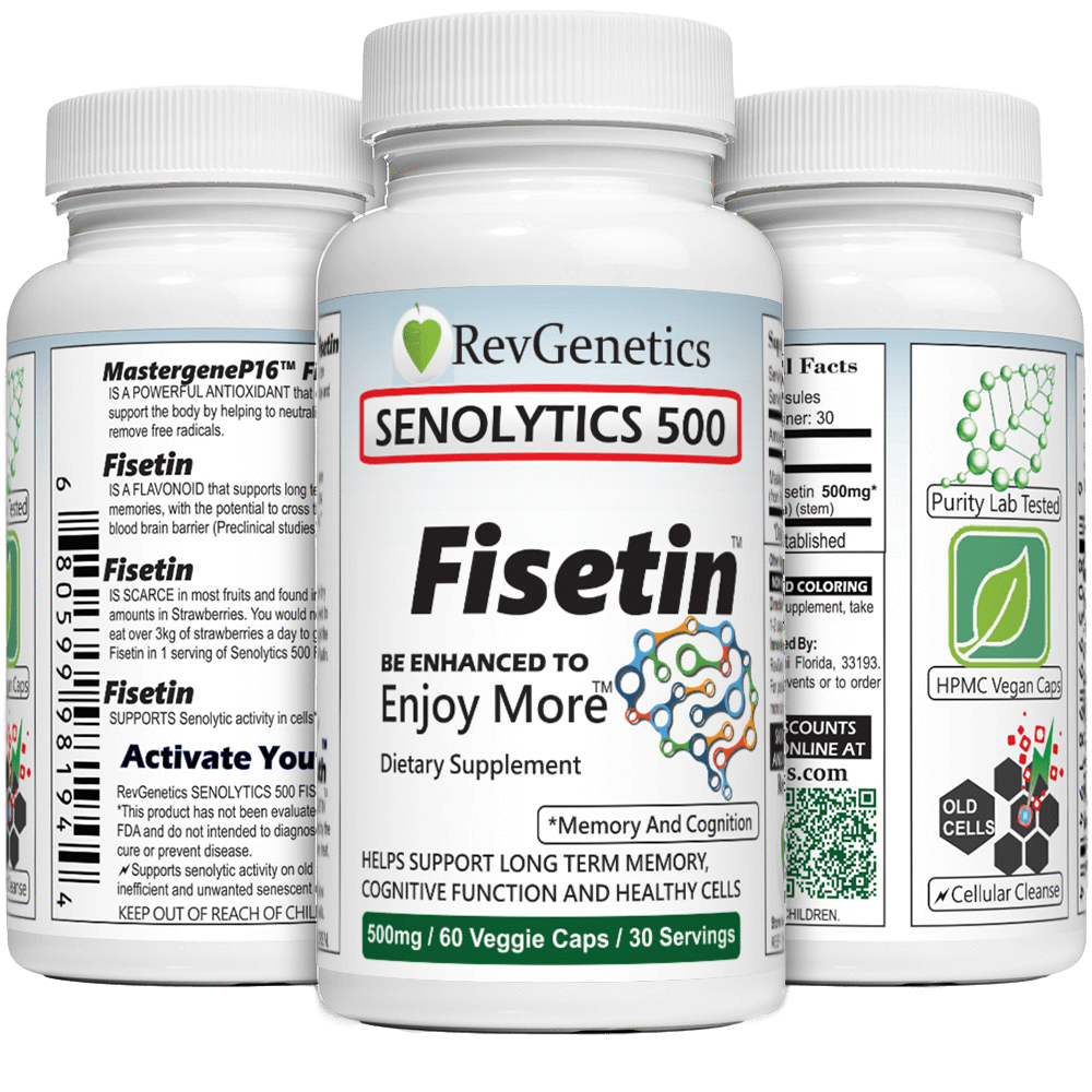 SENOLYTICS 500: Fisetin 500mg