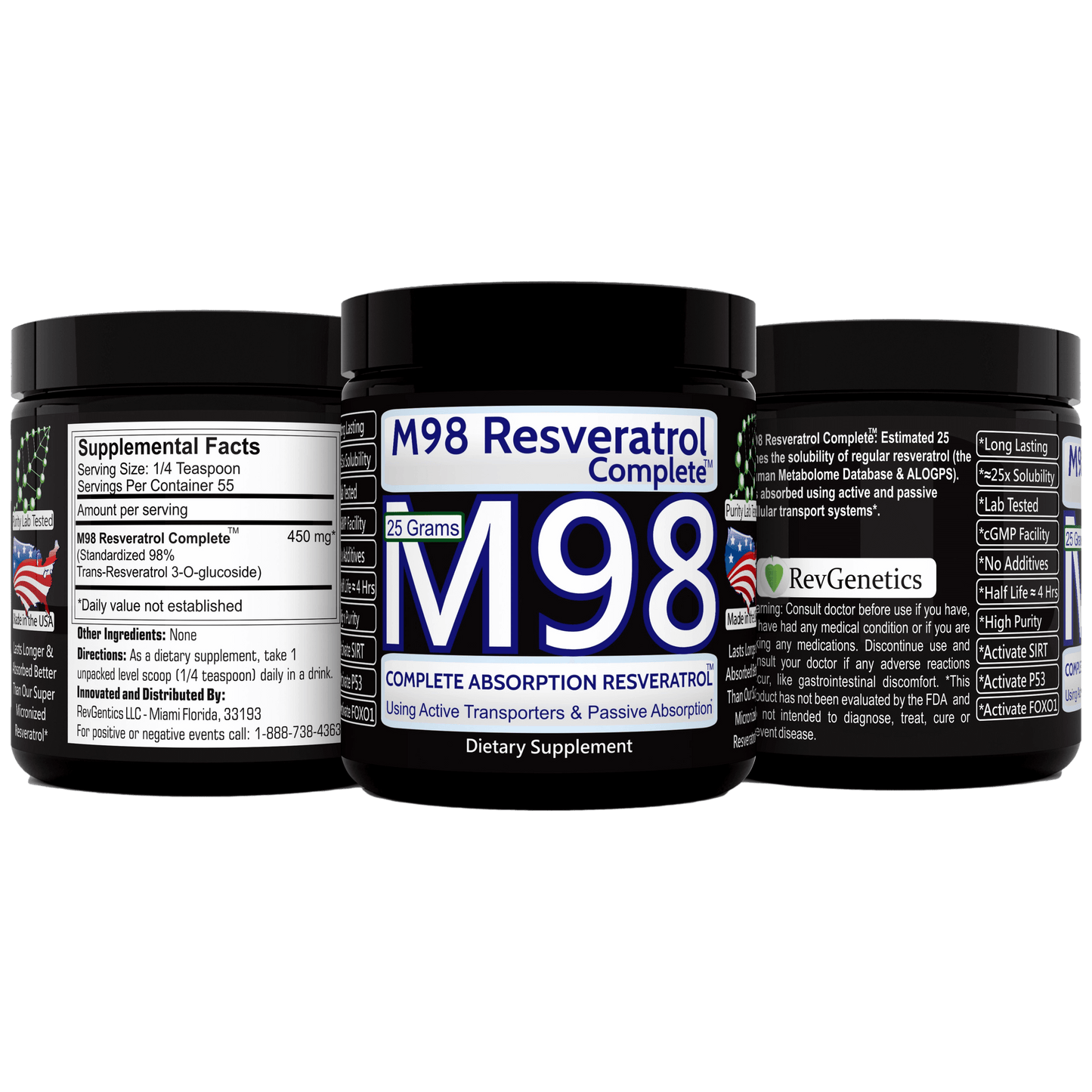 M98 Resveratrol Complete (M98-RC) - Better Than Super Micronized